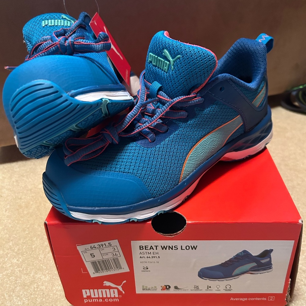 Puma Beat WNS Low Teal Sneakers